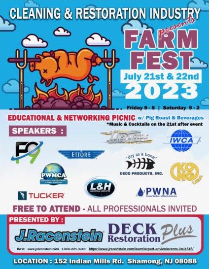flyer promoting a farm fest in New Jersey