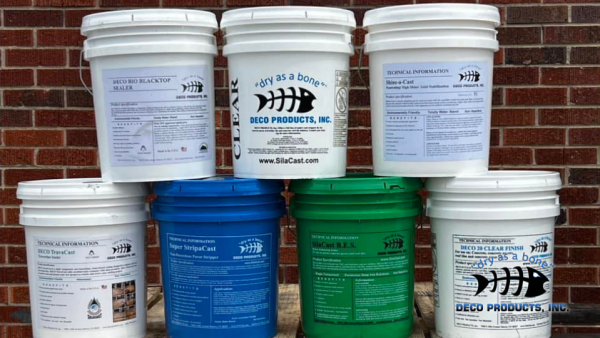 buckets of deco products