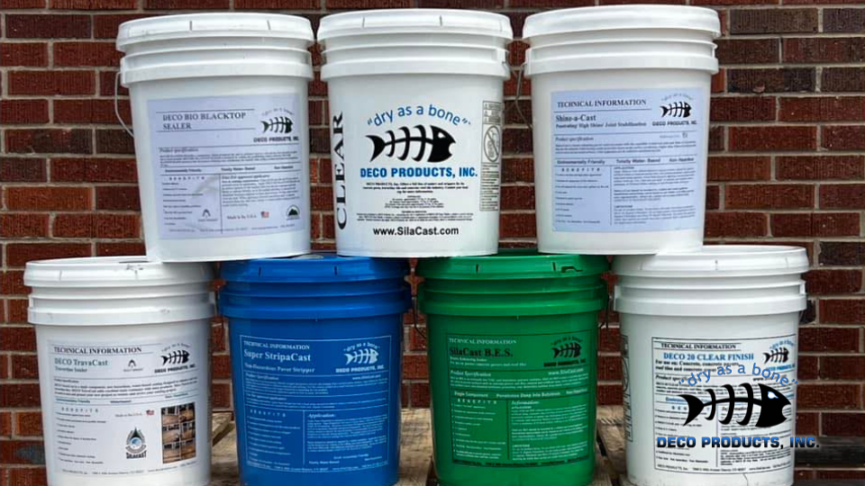 buckets of deco products