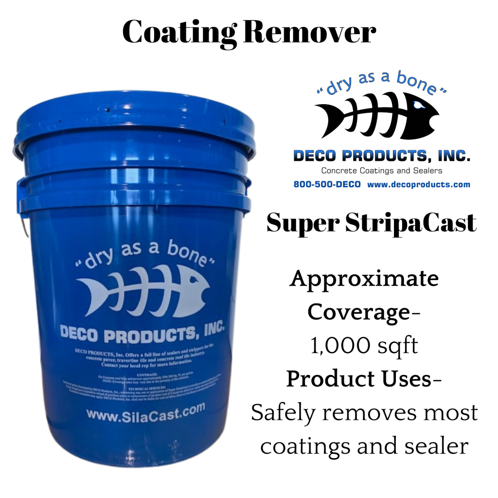 a flyer for "super stripacast" coating remover
