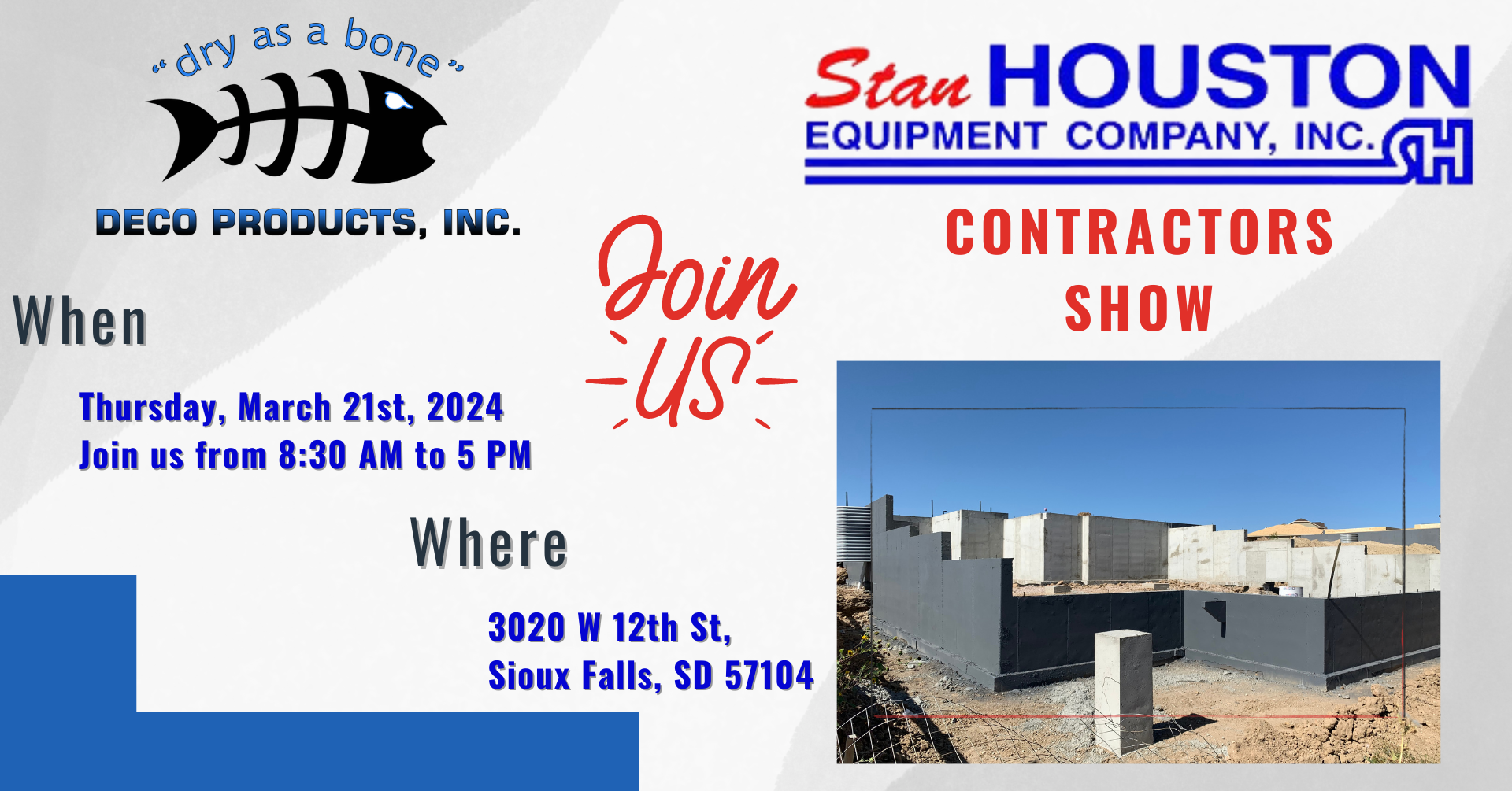 2024 Stan Houston Equipment Company Contractors Show Deco Products