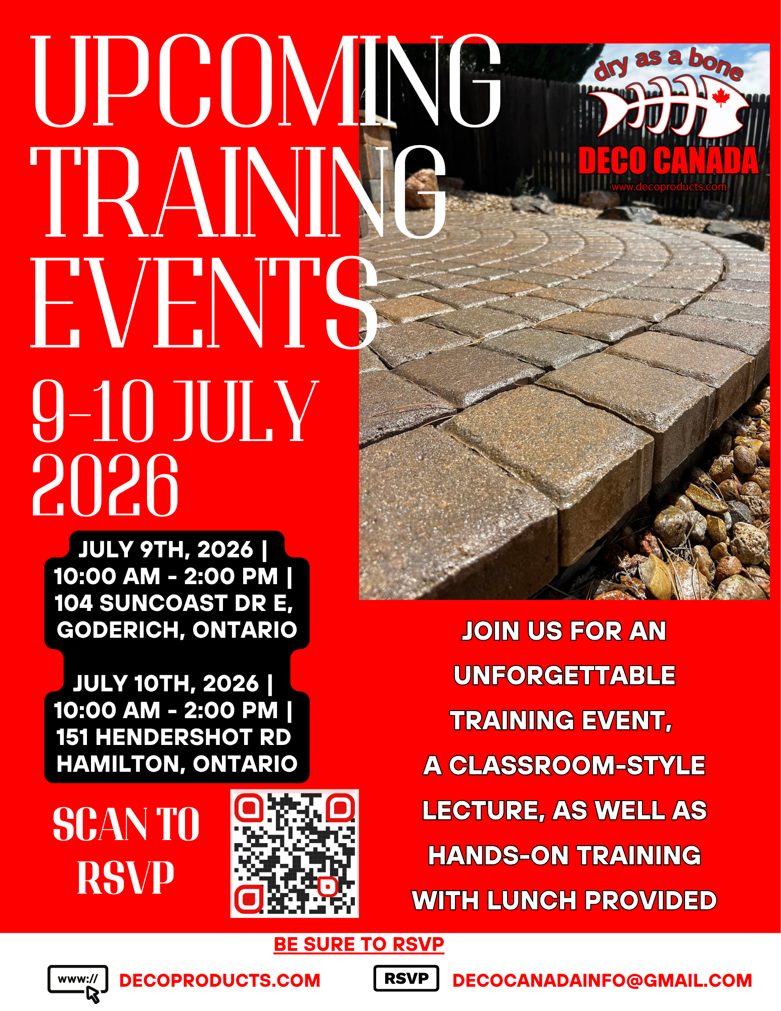 Deco Can Training Flyer