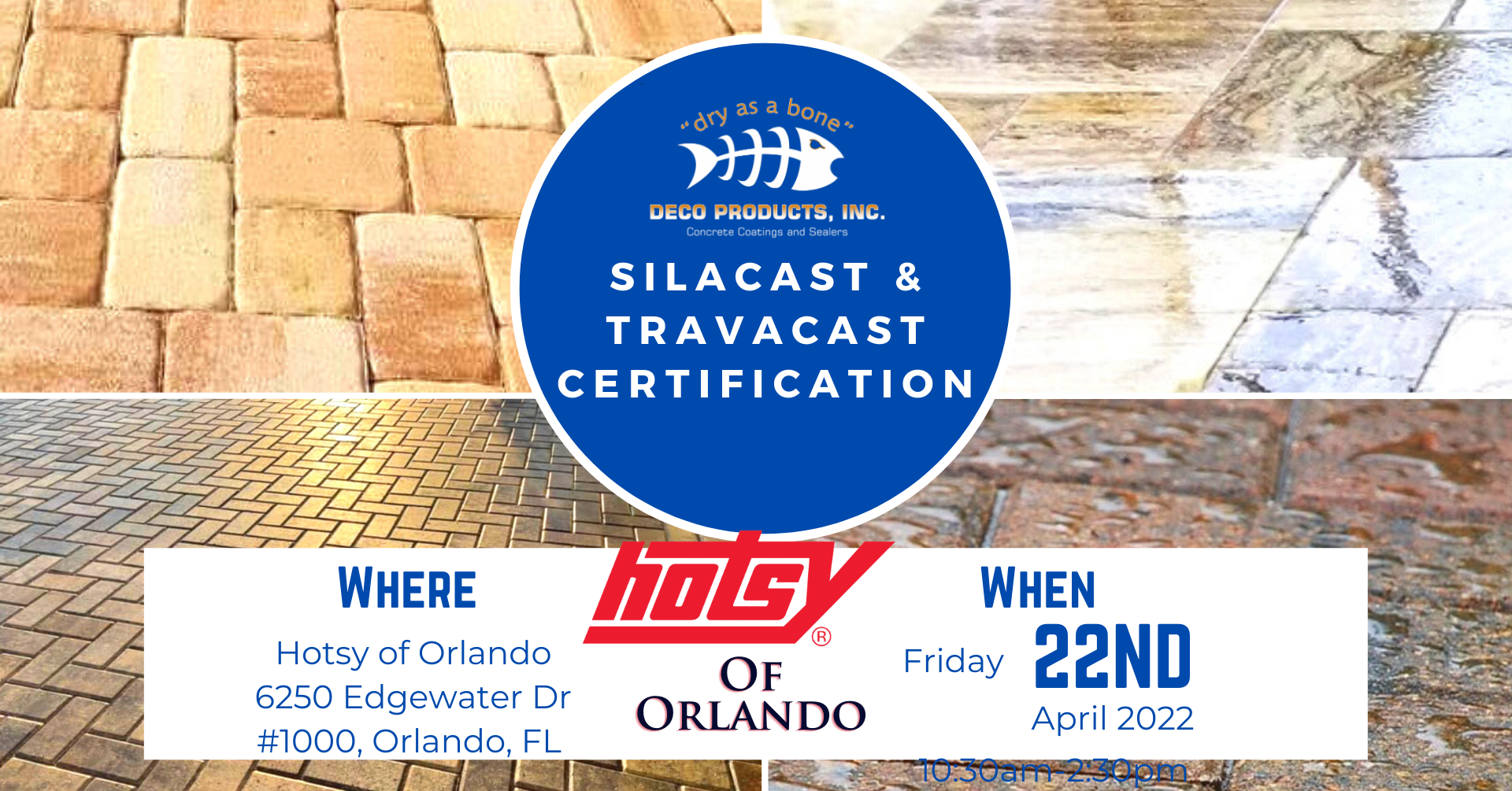 flyer promoting a silacast & travacast certification program